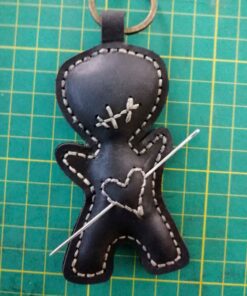 Tilla Leather Craft - Fuyu – Tilla Leather Craft [Hakiki Deri, El Yapımı] Vudu Bebek Anahtarlık | Hakiki Deri El Yapımı Aksesuar, Anahtarlık, Genel, Kadın