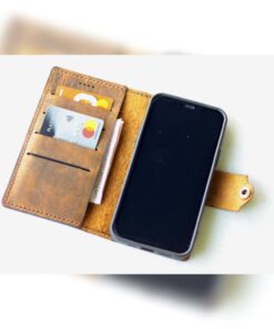 Hakiki Deri İphone Telefon, Kartlık Ve Cüzdan Kılıfı