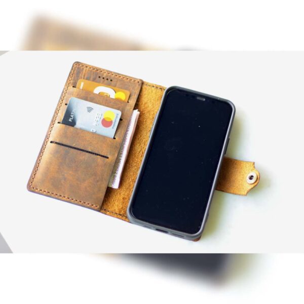 Hakiki Deri İphone Telefon, Kartlık Ve Cüzdan Kılıfı