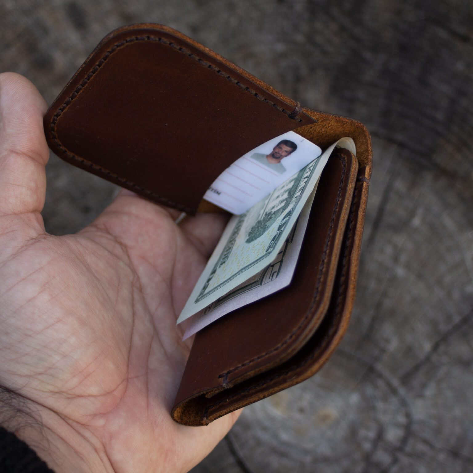 Tilla Leather Craft - Tatsuya – Tilla Leather Craft [Hakiki Crazy Horse Deri, El Yapımı, Erkek] Cüzdan | Hakiki Deri El Yapımı Aksesuar, Cüzdan, Erkek, Genel, Kredi Kart Cüzdanları