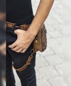Tilla Leather Craft - Ronin – Tilla Leather Craft (Unisex, Hakiki Crazy Horse Deri, Motorsiklet Bacak Çantası) | Hakiki Deri El Yapımı Çanta, Erkek, Genel