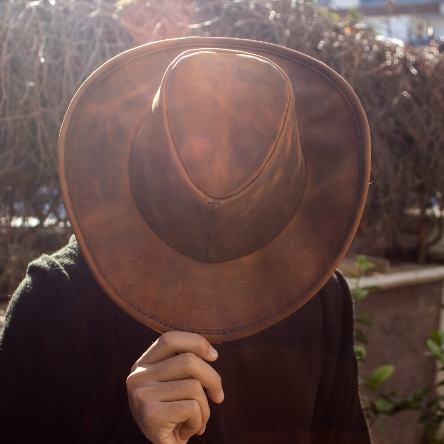 Jiro – Tilla Leather Craft [Hakiki Deri, El Yapımı] Kovboy Şapkası