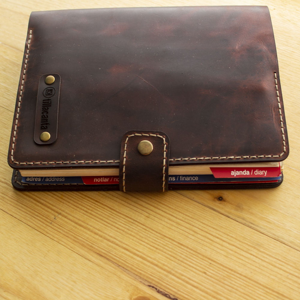 Tilla Leather Craft - Mugen – Tilla Leather Craft (Unisex, Crazy Deri El Yapımı Ajanda) | Hakiki Deri El Yapımı Ajanda, Aksesuar, Erkek, Genel, Kadın