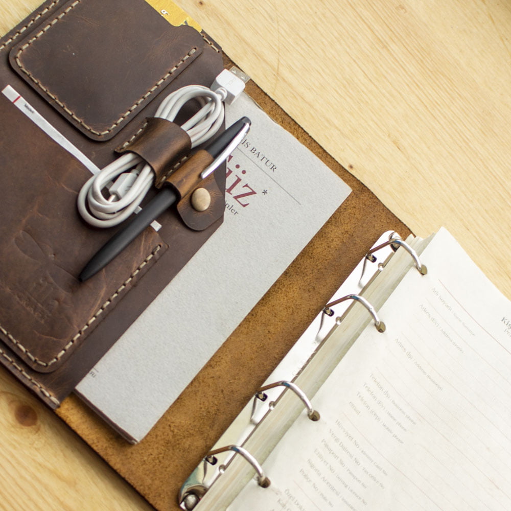 Tilla Leather Craft - Mugen – Tilla Leather Craft (Unisex, Crazy Deri El Yapımı Ajanda) | Hakiki Deri El Yapımı Ajanda, Aksesuar, Erkek, Genel, Kadın