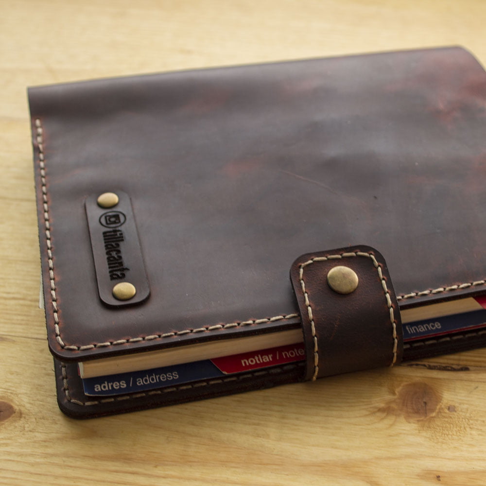 Tilla Leather Craft - Mugen – Tilla Leather Craft (Unisex, Crazy Deri El Yapımı Ajanda) | Hakiki Deri El Yapımı Ajanda, Aksesuar, Erkek, Genel, Kadın
