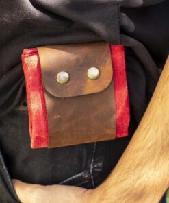 Tilla Leather Craft - Kage – Tilla Leather Handcraft [Mumlu Kanvas, El Yapımı] Avcı Bel Çantası | Hakiki Deri El Yapımı Aksesuar, Çanta, Erkek, Genel