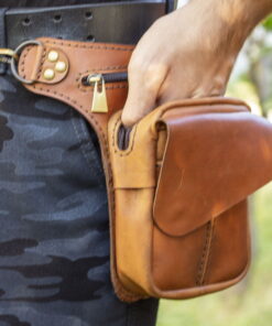 Tilla Leather Craft - Taka – Tilla Leather Craft (Unisex, Hakiki Crazy Horse Deri, Motorsiklet Bacak Çantası) | Hakiki Deri El Yapımı Çanta, Erkek, Genel