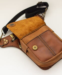 Tilla Leather Craft - Taka – Tilla Leather Craft (Unisex, Hakiki Crazy Horse Deri, Motorsiklet Bacak Çantası) | Hakiki Deri El Yapımı Çanta, Erkek, Genel