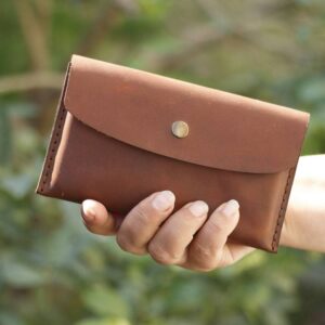 Emiko – Tilla Leather Craft [Hakiki Deri, El Yapımı, Kadın] Cüzdan