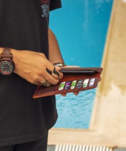 Tilla Leather Craft - Hiroki – Tilla Leather Craft [Hakiki Crazy Horse Deri, Unisex, El Yapımı, Telefon ve Kart Bölmeli] Cüzdan | Hakiki Deri El Yapımı Cüzdan, Erkek, Genel, Kadın, Kredi Kart Cüzdanları