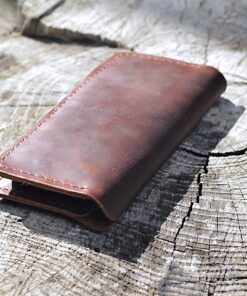 Tilla Leather Craft - Hiroki – Tilla Leather Craft [Hakiki Crazy Horse Deri, Unisex, El Yapımı, Telefon ve Kart Bölmeli] Cüzdan | Hakiki Deri El Yapımı Cüzdan, Erkek, Genel, Kadın, Kredi Kart Cüzdanları