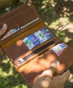 Tilla Leather Craft - Renji – Tilla Leather Craft [Hakiki Crazy Horse Deri, Unisex, El Yapımı] Cüzdan | Hakiki Deri El Yapımı Cüzdan, Erkek, Genel, Kadın, Kredi Kart Cüzdanları