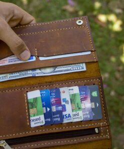 Tilla Leather Craft - Renji – Tilla Leather Craft [Hakiki Crazy Horse Deri, Unisex, El Yapımı] Cüzdan | Hakiki Deri El Yapımı Cüzdan, Erkek, Genel, Kadın, Kredi Kart Cüzdanları