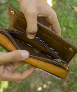 Tilla Leather Craft - Renji – Tilla Leather Craft [Hakiki Crazy Horse Deri, Unisex, El Yapımı] Cüzdan | Hakiki Deri El Yapımı Cüzdan, Erkek, Genel, Kadın, Kredi Kart Cüzdanları