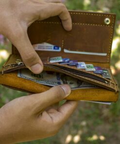 Tilla Leather Craft - Renji – Tilla Leather Craft [Hakiki Crazy Horse Deri, Unisex, El Yapımı] Cüzdan | Hakiki Deri El Yapımı Cüzdan, Erkek, Genel, Kadın, Kredi Kart Cüzdanları