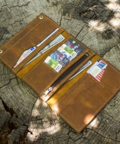 Tilla Leather Craft - Renji – Tilla Leather Craft [Hakiki Crazy Horse Deri, Unisex, El Yapımı] Cüzdan | Hakiki Deri El Yapımı Cüzdan, Erkek, Genel, Kadın, Kredi Kart Cüzdanları