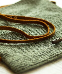 Tilla Leather Craft - Asimetrik Kağıt İp Omuz Çantası | Hakiki Deri El Yapımı Çanta, El Örgüsü, Genel, Kadın