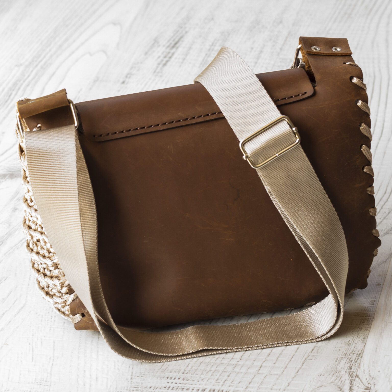 Tilla Leather Craft - Deri Kapaklı Örgü Bayan Çanta – El Örgüsü | Hakiki Deri El Yapımı Çanta, El Örgüsü, Genel, Kadın