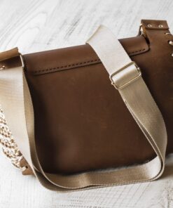 Tilla Leather Craft - Deri Kapaklı Örgü Bayan Çanta – El Örgüsü | Hakiki Deri El Yapımı Çanta, El Örgüsü, Genel, Kadın