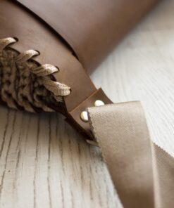 Tilla Leather Craft - Deri Kapaklı Örgü Bayan Çanta – El Örgüsü | Hakiki Deri El Yapımı Çanta, El Örgüsü, Genel, Kadın