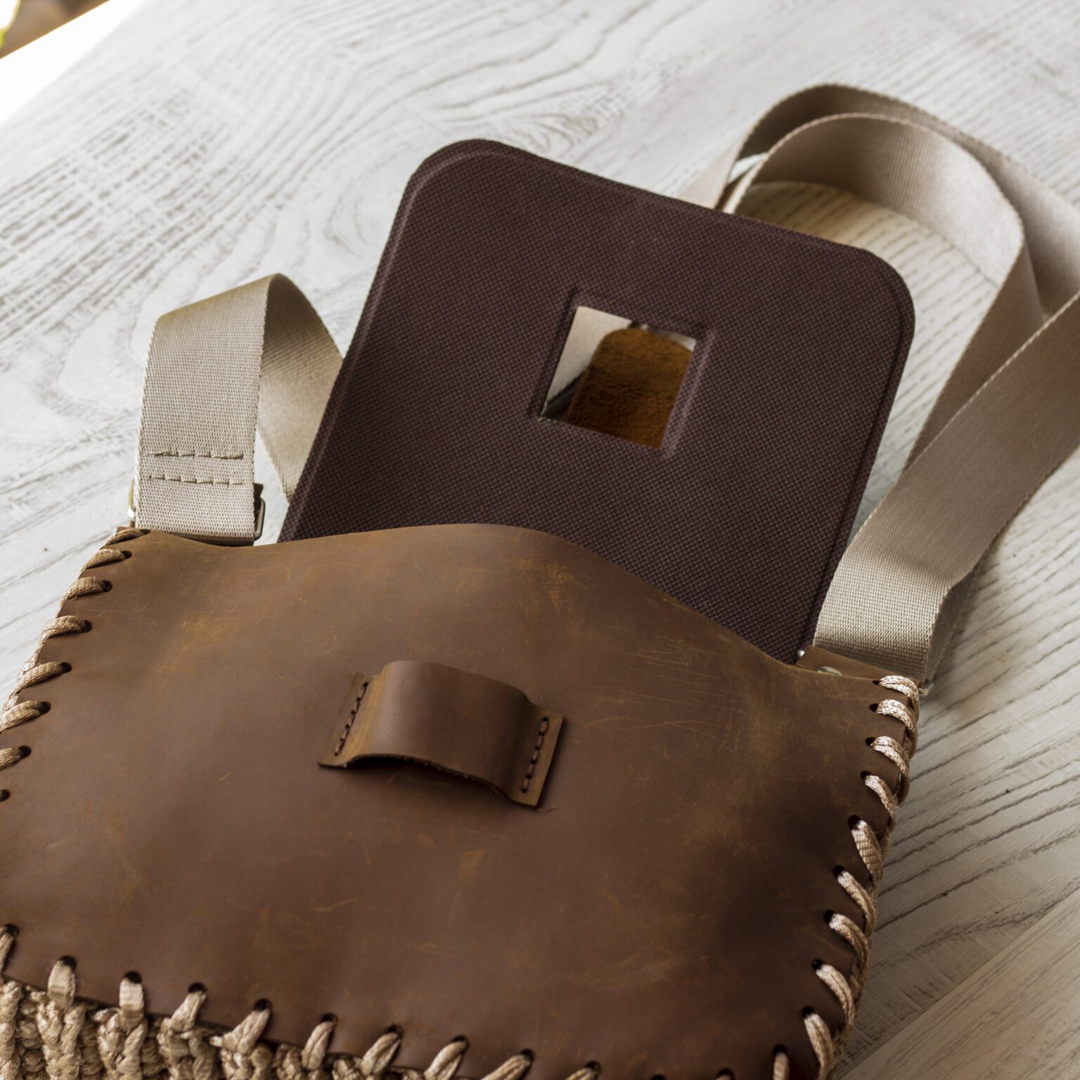 Tilla Leather Craft - Deri Kapaklı Örgü Bayan Çanta – El Örgüsü | Hakiki Deri El Yapımı Çanta, El Örgüsü, Genel, Kadın