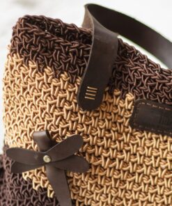 Tilla Leather Craft - Supra İp El Çantası – El Ölgüsü | Hakiki Deri El Yapımı Çanta, El Örgüsü, Genel, Kadın