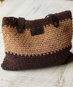 Tilla Leather Craft - Supra İp El Çantası – El Ölgüsü | Hakiki Deri El Yapımı Çanta, El Örgüsü, Genel, Kadın