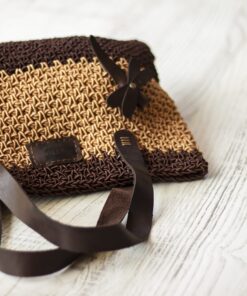 Tilla Leather Craft - Supra İp El Çantası – El Ölgüsü | Hakiki Deri El Yapımı Çanta, El Örgüsü, Genel, Kadın
