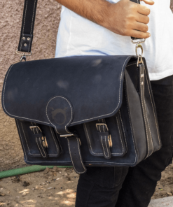 Ichiro – Tilla Leather Craft [Hakiki Crazy Horse Deri] Laptop Postacı Çantası