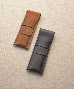Tilla Leather Craft - Akio – Tilla Leather Craft [Hakiki Crazy Horse Deri Kalemlik, El Yapımı, Özelleştirilebilir] Kalemlik | Hakiki Deri El Yapımı Erkek, Genel, Kadın, Kalemlik