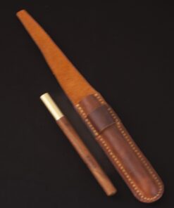 Tilla Leather Craft - Kizuna – Tilla Leather Craft (Unisex, Hakiki Crazy Horse Deri, Tek Bölmeli Kalemlik) | Hakiki Deri El Yapımı Aksesuar, Erkek, Genel, Kadın, Kalemlik