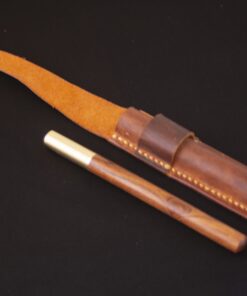 Tilla Leather Craft - Kizuna – Tilla Leather Craft (Unisex, Hakiki Crazy Horse Deri, Tek Bölmeli Kalemlik) | Hakiki Deri El Yapımı Aksesuar, Erkek, Genel, Kadın, Kalemlik