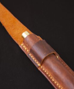 Tilla Leather Craft - Kizuna – Tilla Leather Craft (Unisex, Hakiki Crazy Horse Deri, Tek Bölmeli Kalemlik) | Hakiki Deri El Yapımı Aksesuar, Erkek, Genel, Kadın, Kalemlik